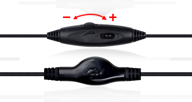 Volume and Microphone Switch In-line