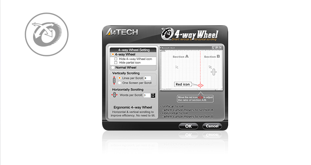 4-way Wheel