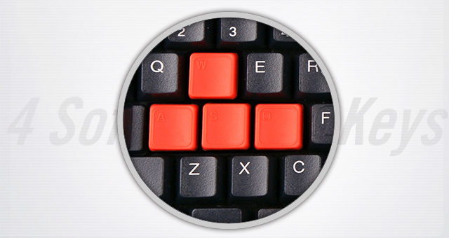 4 Soft Rubber Keys