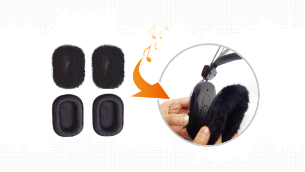2 Sets Changeable Ear Cushions