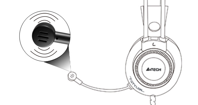 Noise Cancelling Unidirectional Mic.