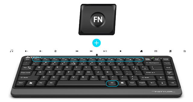 Multimedia Hot Keys Access