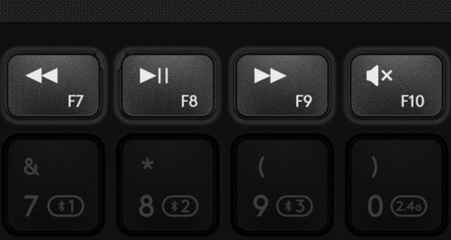 Multimedia Hot Keys Access