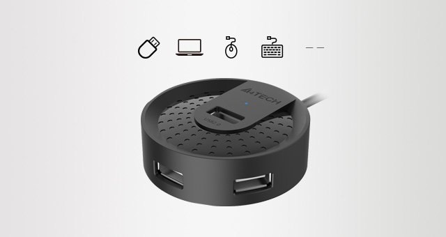 4-in-1 USB Hub