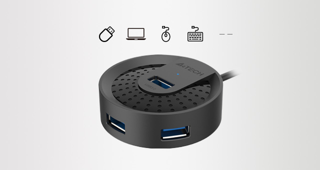 4-in-1 USB Hub