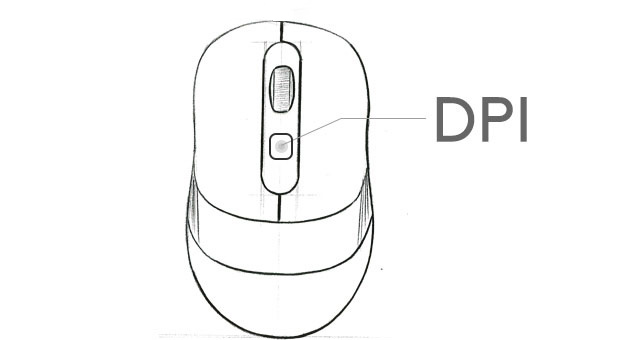2000 DPI 3-Level Adjustable