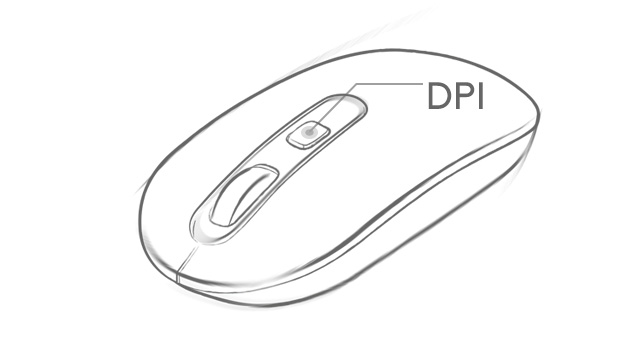 2000 DPI 3-Level Adjustable