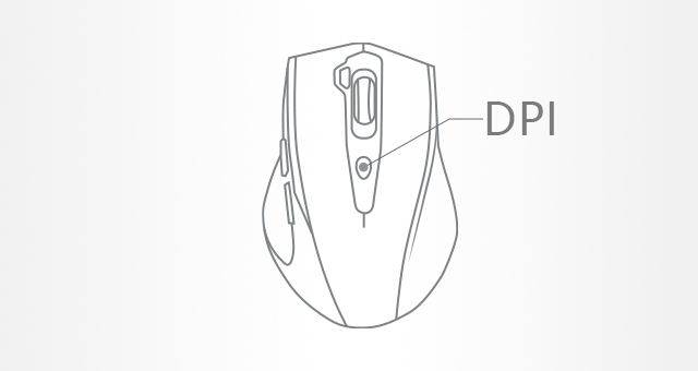 2000 DPI 4-Level Adjustable