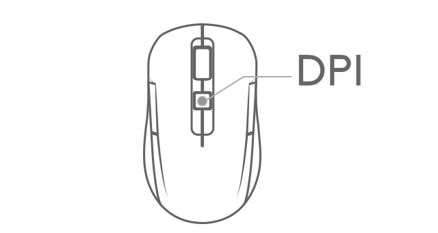 2000 DPI 4-Level Adjustable
