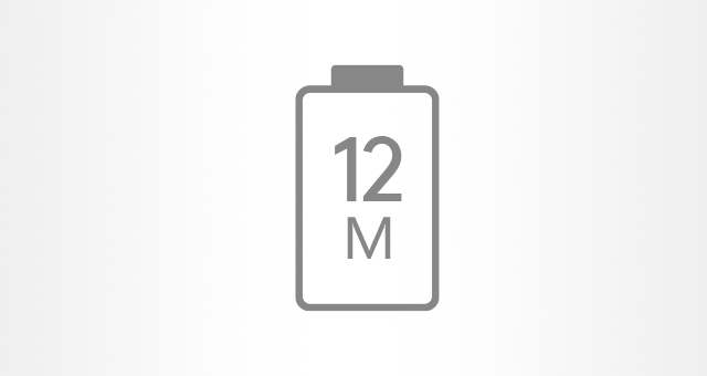 Up to 12 Months Battery Life