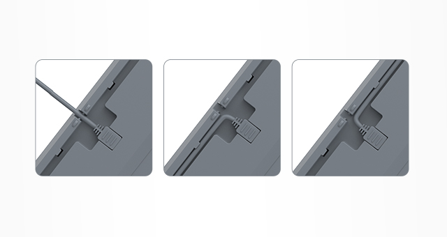 3-Direction Cable Management