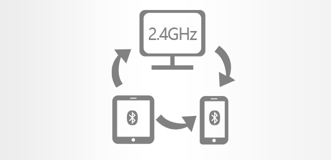 Pair up to 3 Devices