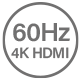 4K@60Hz HDMI