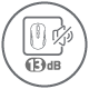 Silent Click 13dB