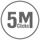 5M Clicks Button Lifetime