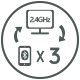 Switch up to 4 Devices